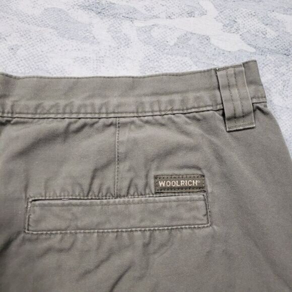 Woolrich Shorts‎ Womens 13 Gray High Rise Hiking Outdoors Cotton - Picture 11 of 12